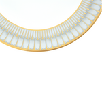 Arcades Grey & Gold Dinner Plate