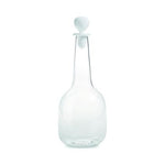 Glass Decanter with White Detail