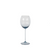 blue ribbed wine glass 