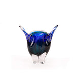 Blue Green Glass Vase