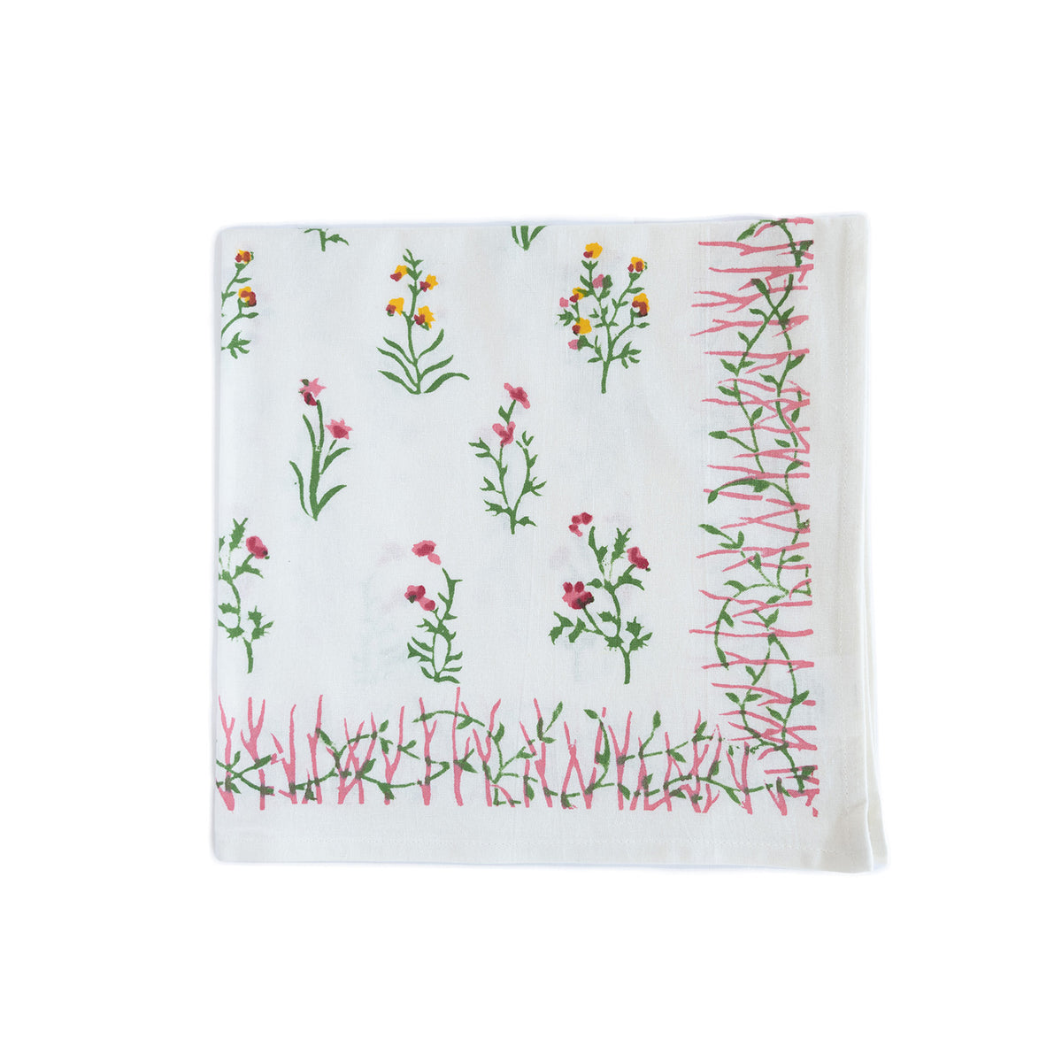 Botanical Block Print Napkin