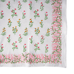 Botanical Block Print Tablecloth Rectangle