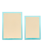 Turquoise Lucite Picture Frame