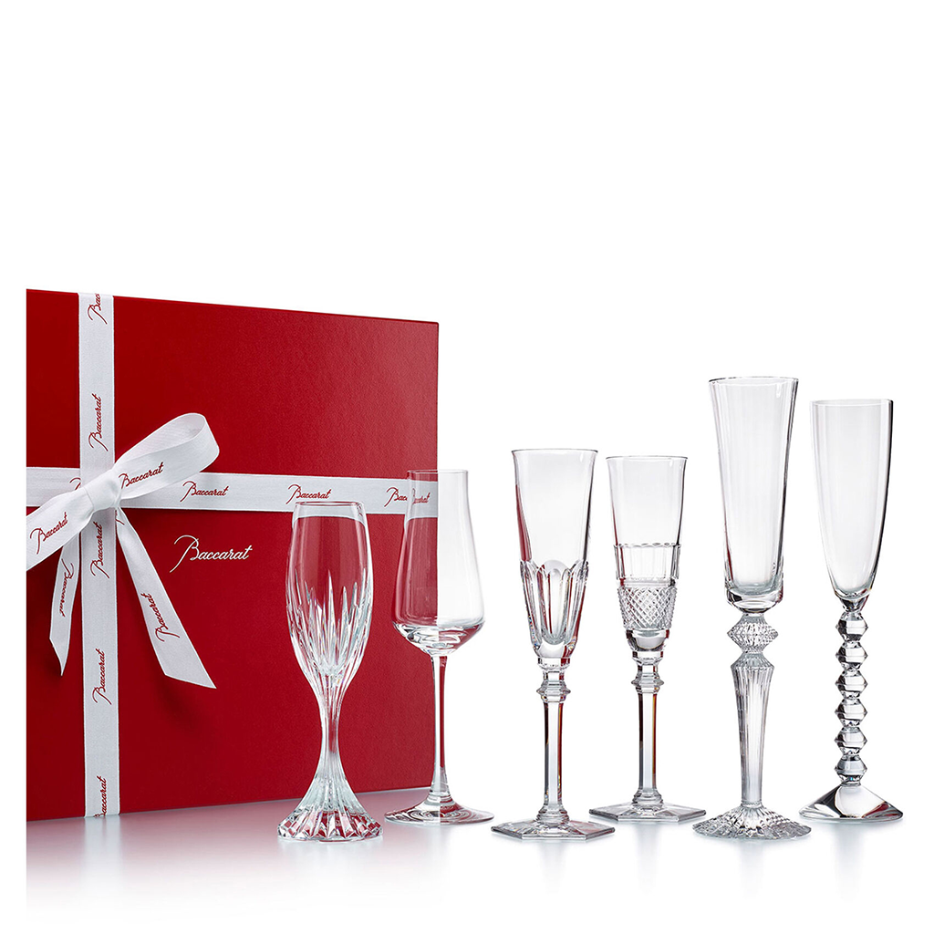 Baccarat Bubbles in A Box, Set of 6