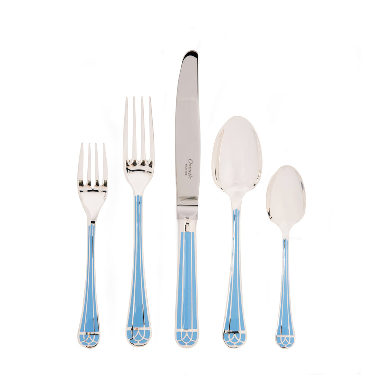 Christofle Talisman Flatware, Wedgewood Blue