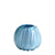 Opaque Blue Rounded Vase, Small