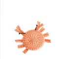 top view of crab napkin ring