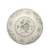 image of ivory plate with floral sage pattern