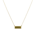 Diamond Rectangle Necklace