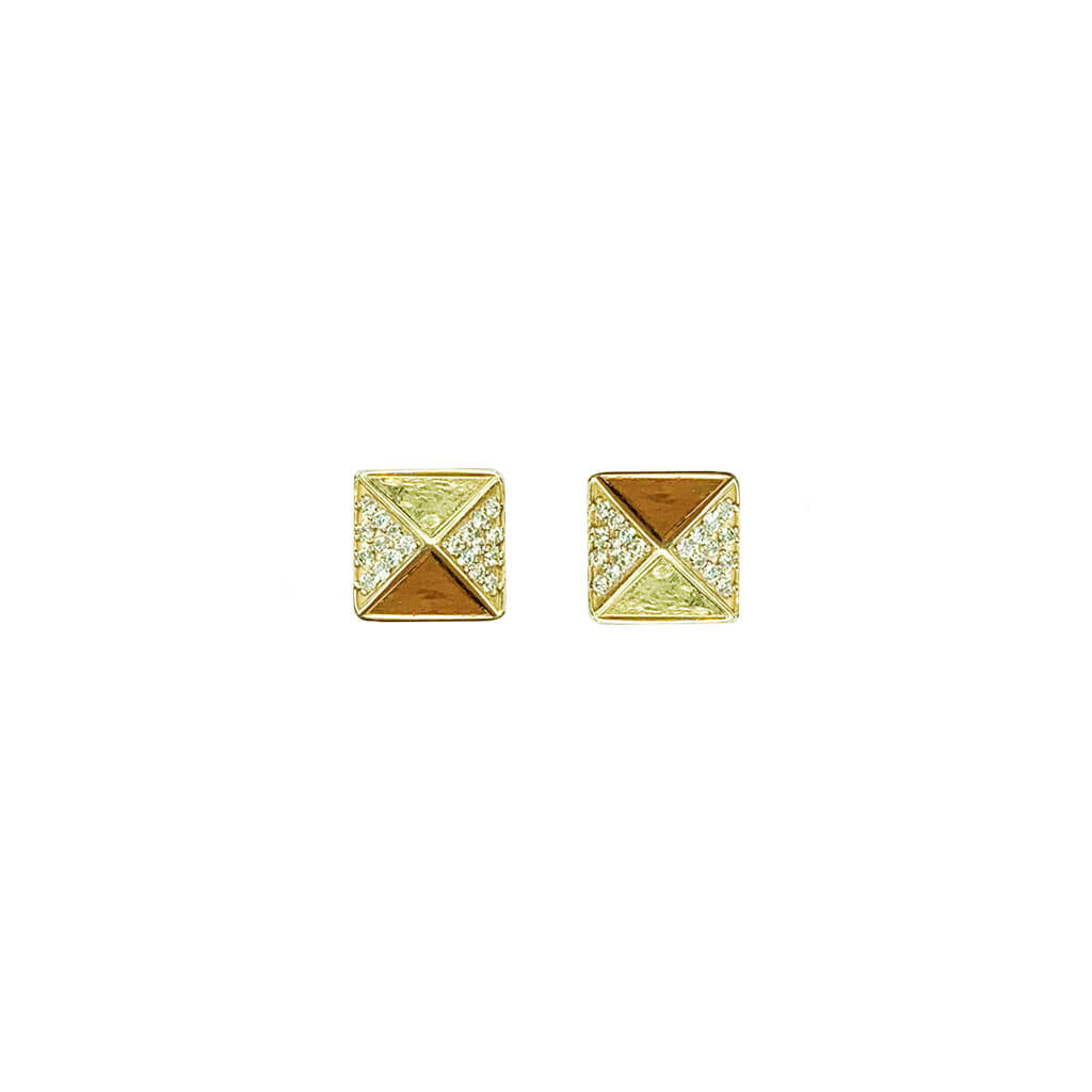 Double Diamond Studs