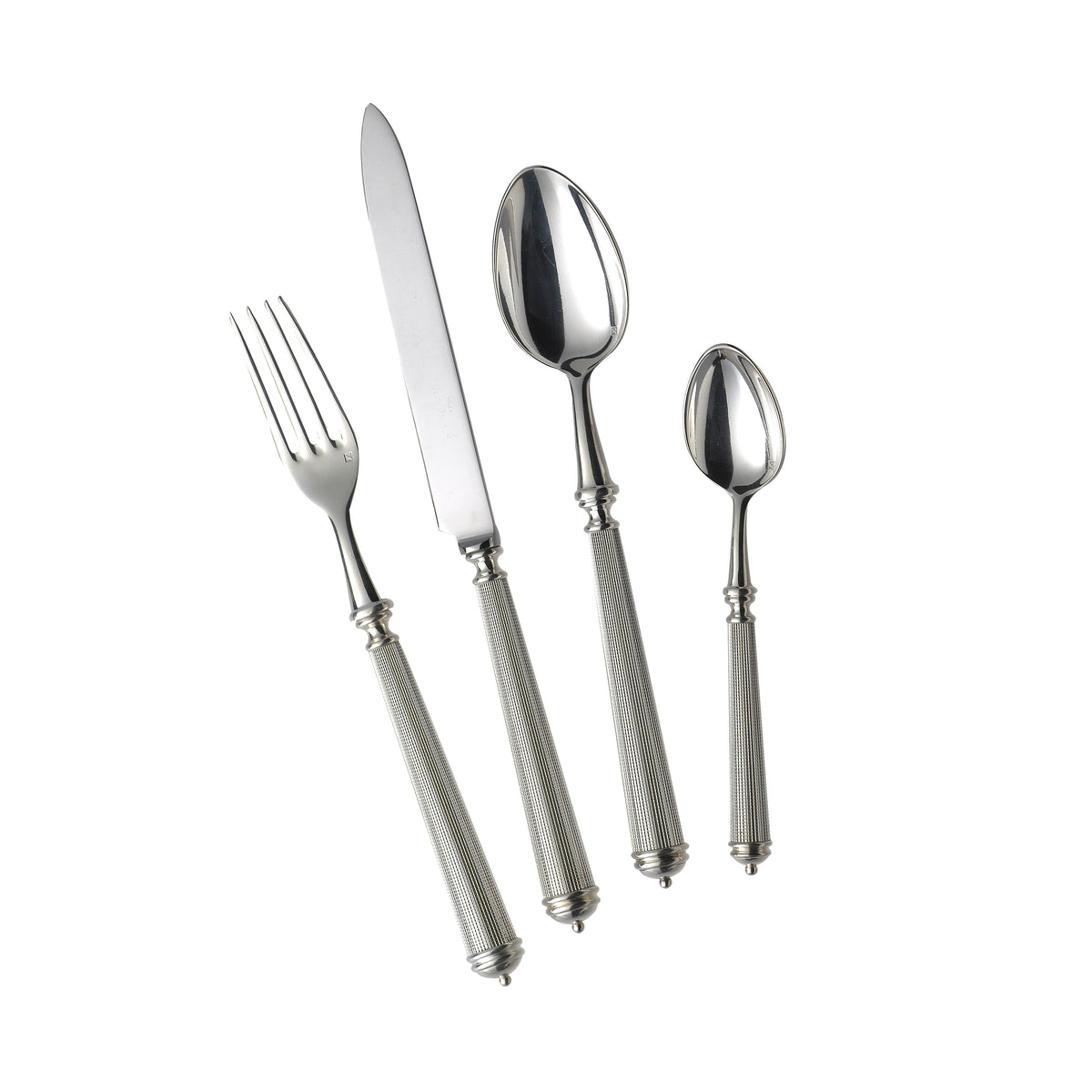 Alain Saint Joanis Dunes Silverplate 5 Piece Flatware Set