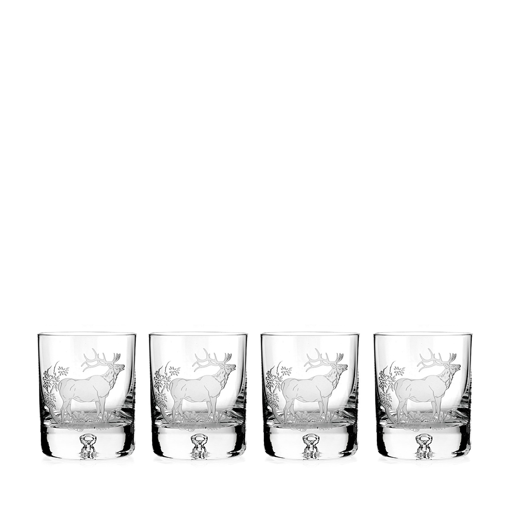 Julie Wear Elks Rocks Glasses, Set of 4