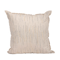 taupe pillow with vertical dots in natural colors