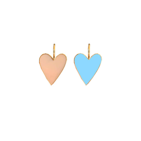 You’re My Heart Charm pictured in blue and pink