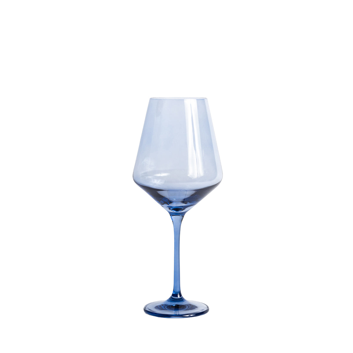 Estelle Colored Glass Set of 6 Stem Wineglasses