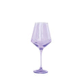 Estelle Colored Wine Glasses - Set of 6, Lavender
