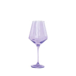 Estelle Colored Wine Glasses - Set of 6, Lavender