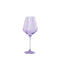 Estelle Colored Wine Glasses - Set of 6, Lavender