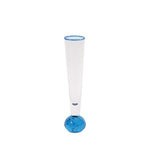 blue flute vase