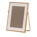 5x7 gold easel frame, side view