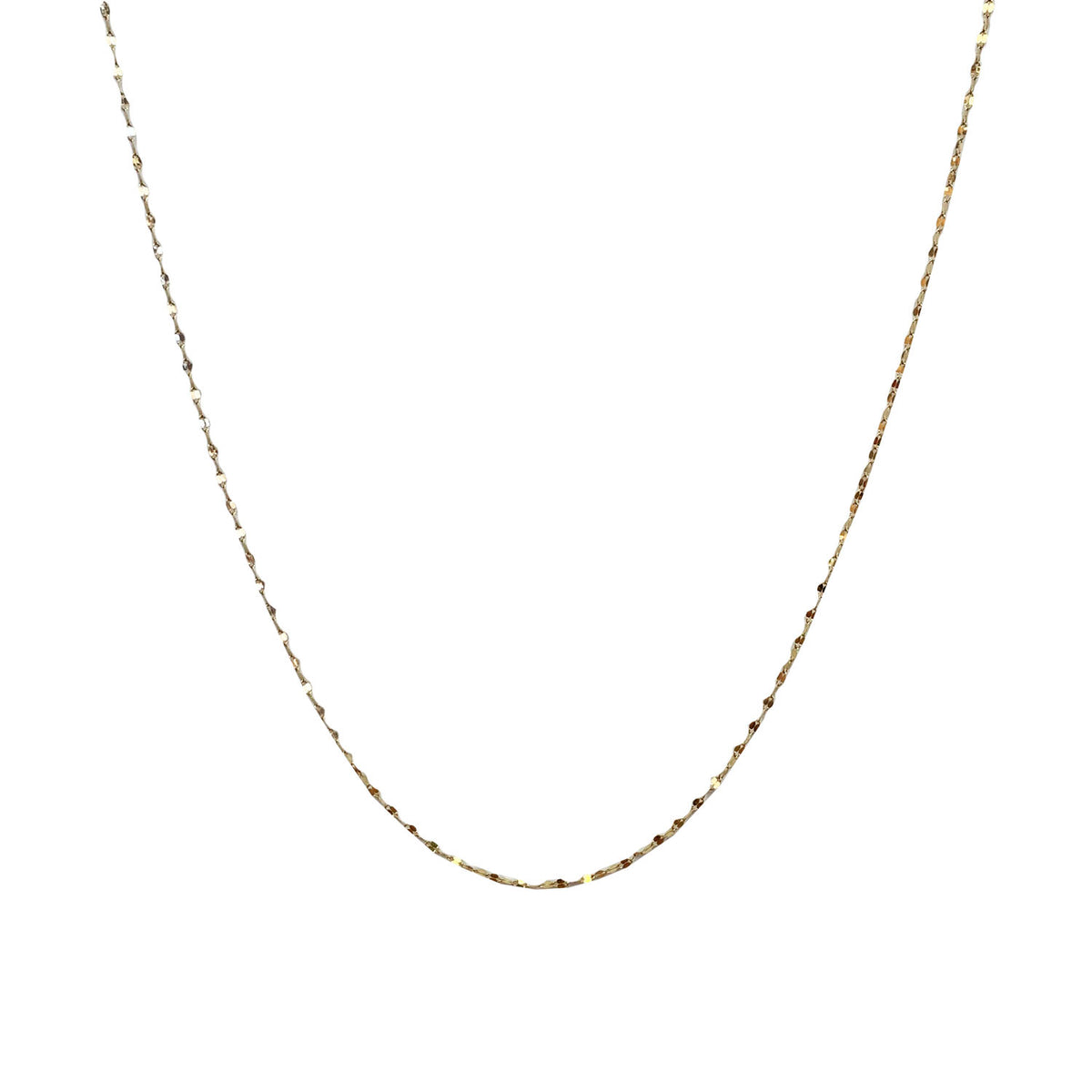 Gold Keyhole Chain Necklace