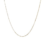 Gold Keyhole Chain Necklace