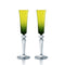 Baccarat Mille Nuits Flutissimo, Green, Set of Two