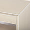Close up view of Lookout Side Table, Shell
