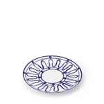 hydra salad plate, cobalt 