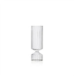 Ribbed Clear Vase, Small