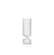 Ribbed Clear Vase, Small