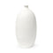 Tall Rounded Porcelain White Vase