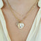 Model Wearing Diamond Station Necklace