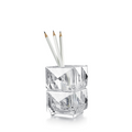 Clear Crystal pencil holder that can double as a smaller vase