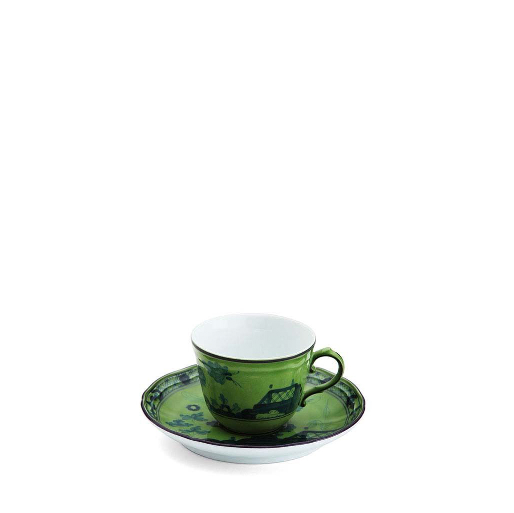 Richard Ginori Malachite Espresso Cup and Saucer