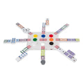 Mexican train set laid out