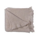 Mohair Throw in Cloud