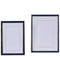 Pair of Silver & Navy Enamel Frame