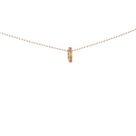 citrine rondelle on chain