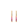 Ombre Pink Studs