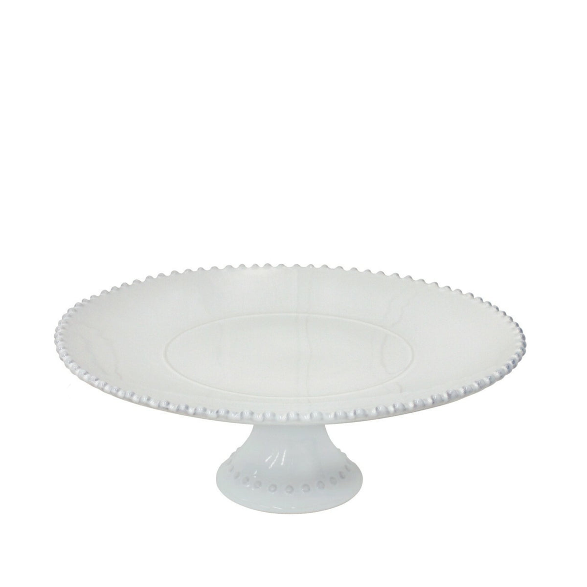 Pearlized Footed Cake Stand