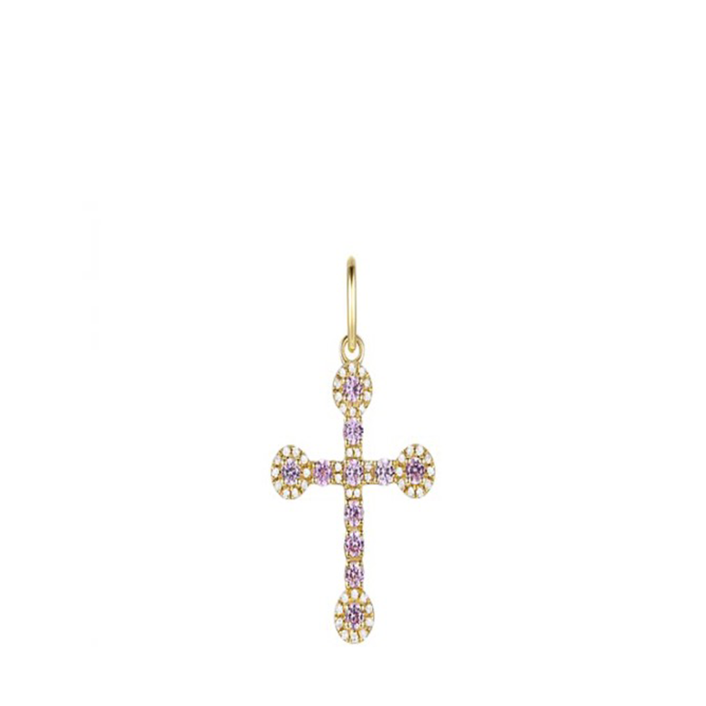 Pink Sapphire Cross