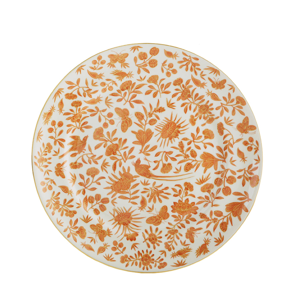 Mottahedeh Sacred Bird & Butterfly Dinner Plate