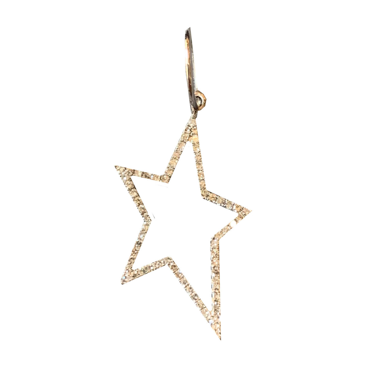 Shooting Star Charm, Yellow Gold