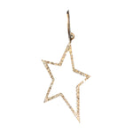 Shooting Star Charm, Yellow Gold