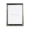 Sterling Silver 5x7 Frame with small knot details along edge