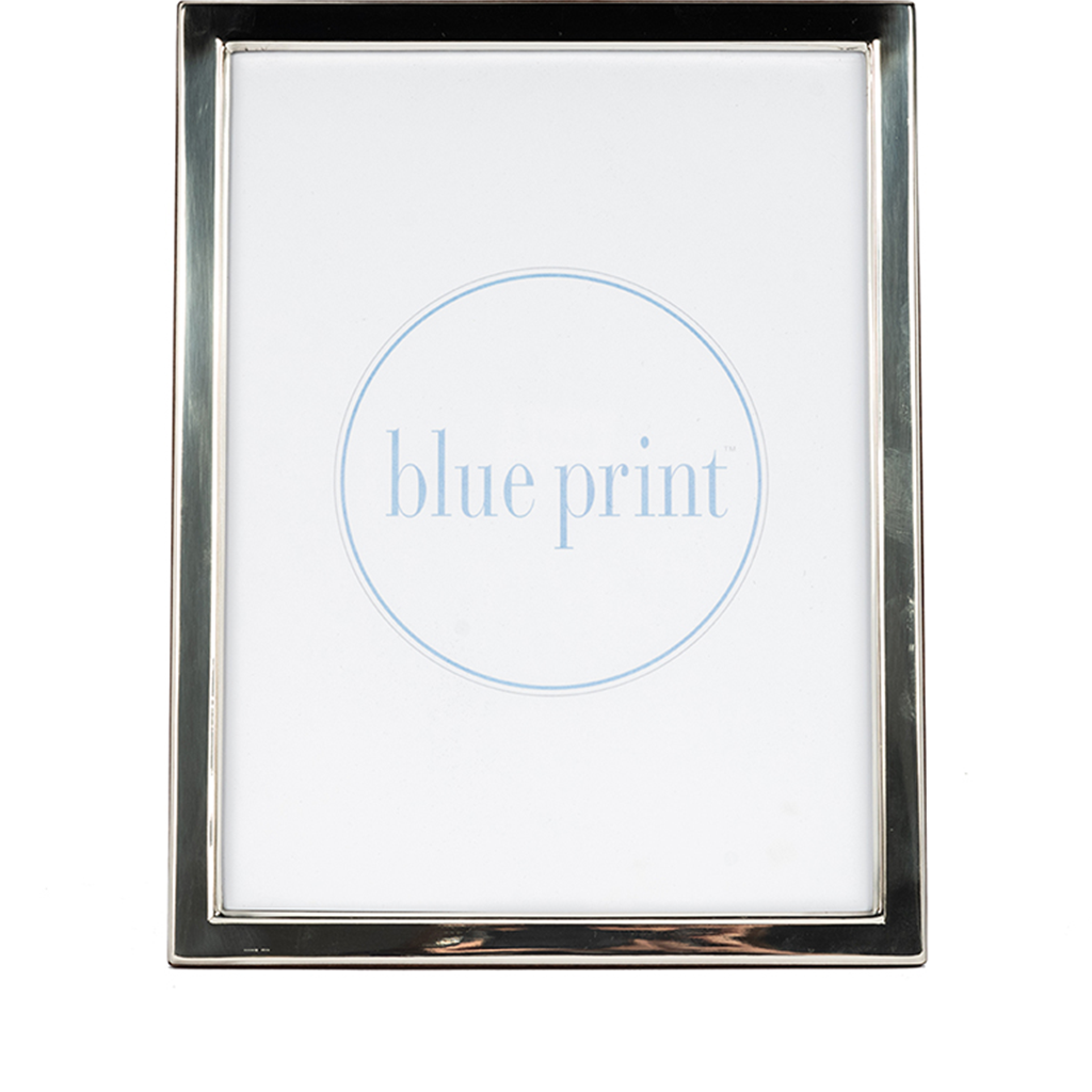 Plain and Simple Sterling Silver 8x10 frame 