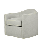 Covington Swivel Chair, Spa Grey