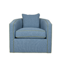 Mira Swivel Chair, Blue