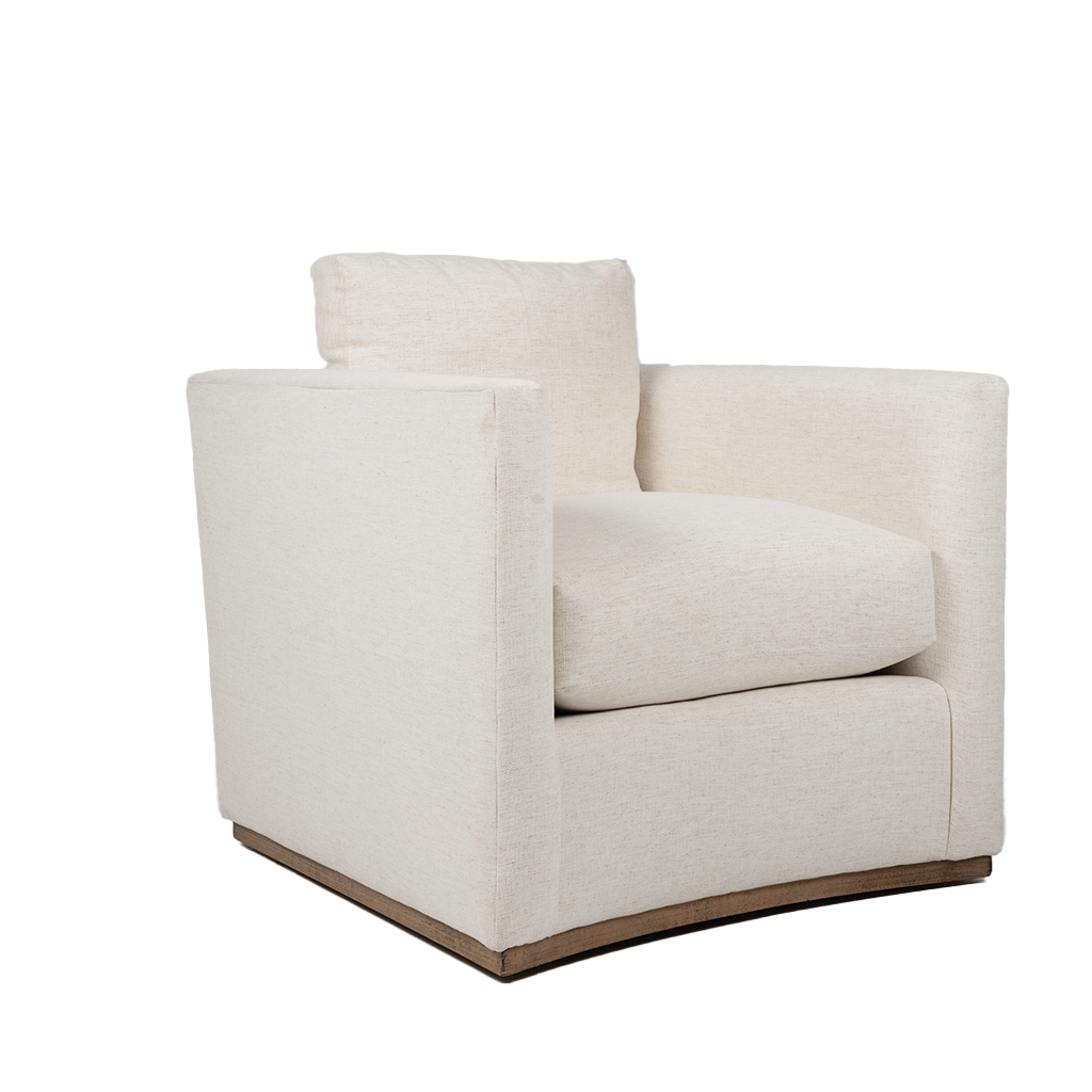 Oasis Swivel Chair, Ecru